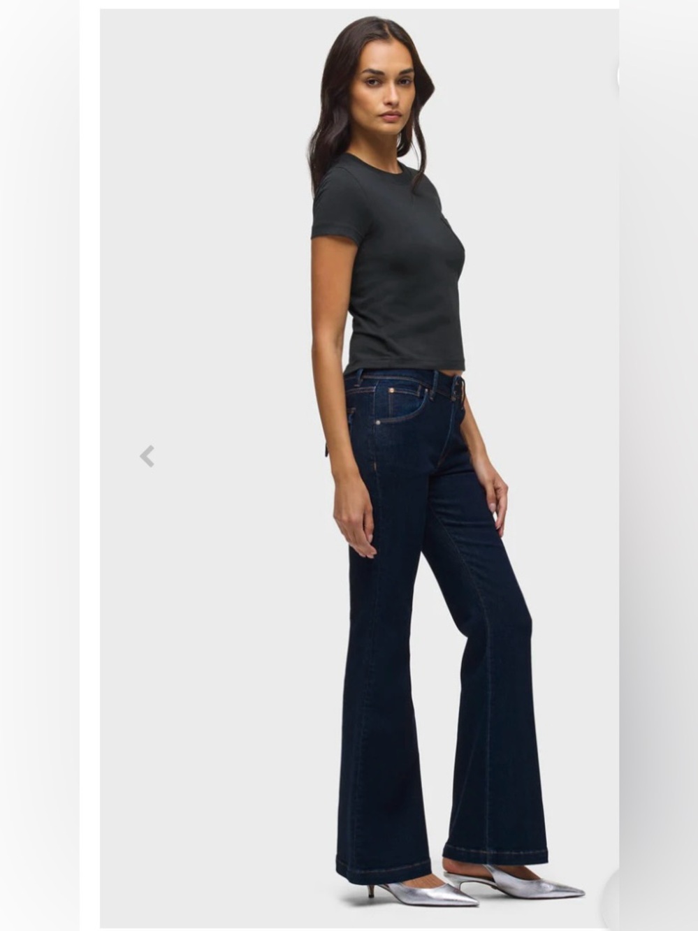 Hudson Jeans Dark Blue Wide Leg Jeans
